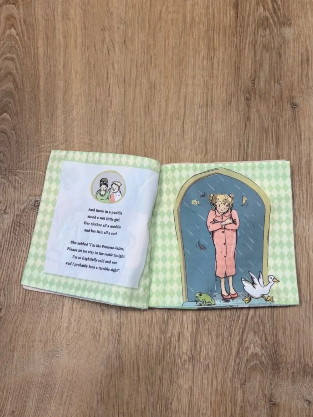Ragtales Princess & The Pea Fabric Storybook For Kids